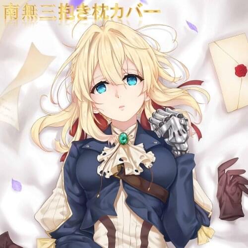 Anime Violet Evergarden Game Girl Dakimakura Hugging Body Pillow Case Long Otaku Cushion Cover Cosplay High Quality Xmas Gifts