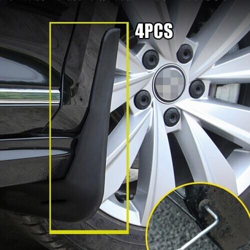 For volkswagen Passat B8 2016-2019 4PCS CAR Front Rear Mud Flaps Mudguards Soft glue protection Modification car Accessories