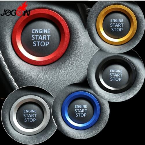 For Toyota 86 GT86 FT86 Scion FR-S Subaru BRZ 2013 - 2018 Car Start Stop Engine Button Ring Cover Trim Sticker