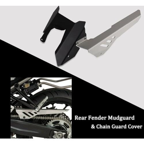For YAMAHA TRACER 700 7 GT MT-07 FZ-07 XSR700 XTribute Rear Wheel Tire Hugger Fender Mudguard with Chain Guard Cover Protector