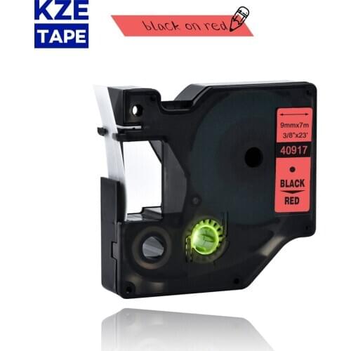Dymo d1 9mm 40917 black on red label tapes Ribbon compatible Dymo D1 label printer for Dymo Label Printer DYMO LM160 LM280