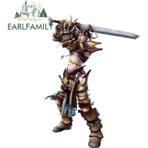 EARLFAMILY 13cm x 9.3cm for Amiri Giuseppe De Iure Decal Waterproof Sunscreen Car Stickers Surfboard Air Conditioner Decoration