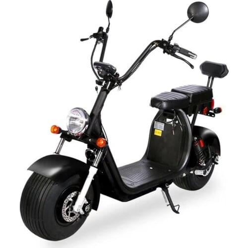 EEC COC Certified Street Legal Electric Vehicles Motorcycle 60V 20ah 2 Seats Adult Used Big Fat Tire Electric Citycoco Scooter