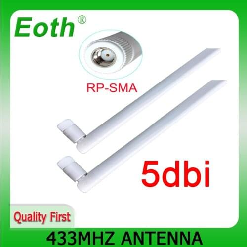 433Mhz Antenna lora 5dbi RP-SMA female Connector 433 MHz antenne Lorawan 433m antena directional waterproof wireless watermeter