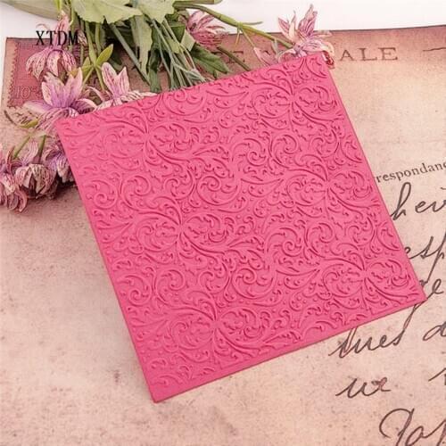 HOT plastic Curly flower craft card making paper card album wedding decoration clip Embossing folders