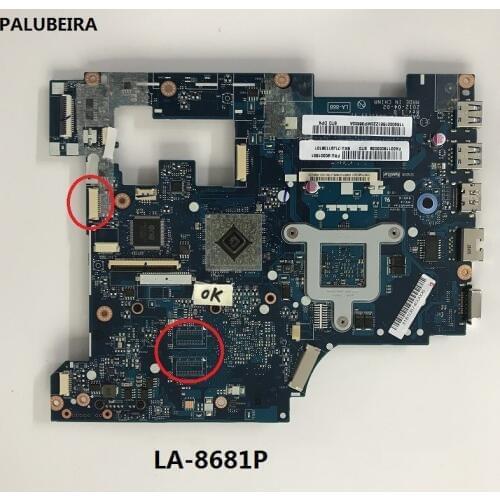 PALUBEIRA For Lenovo G585 Laptop motherboard QAWGE LA-8681P DDR3 mainboard All functions fully Tested
