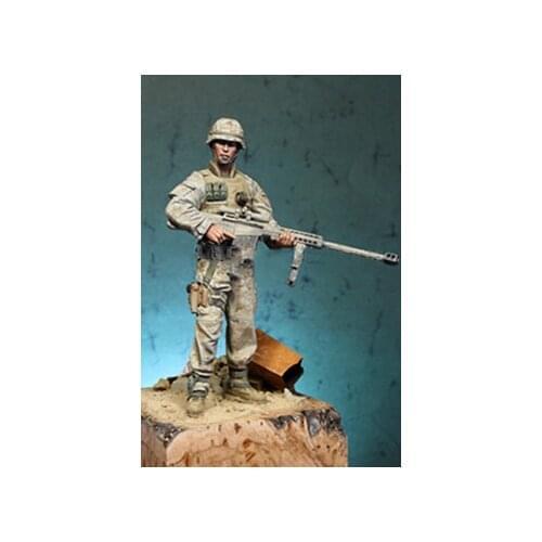 1/16 Scale U.S Sniper Unpainted Resin Figure Building Kit