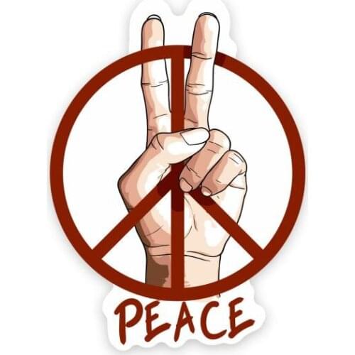 Peace Sign Sticker Plane Extreme