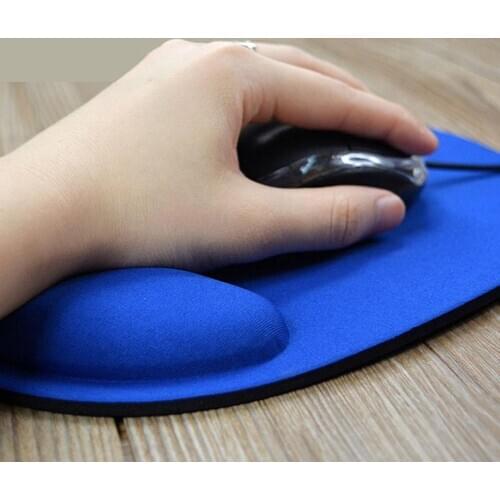 New Optical Black Comfort Wrist Rest Support Mat Mouse Mice Pad Computer PC Laptop Soft For Dota2 Diablo 3 CS Mousepad