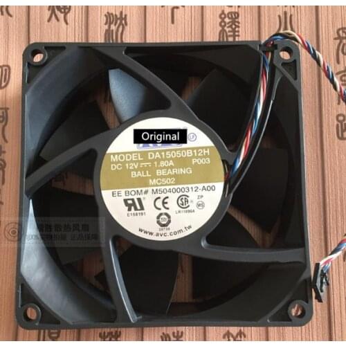 Original 100% working original DA15050B12H DC12V 1.80A 150 * 150 * 50MM 15 cm wind scattered fan
