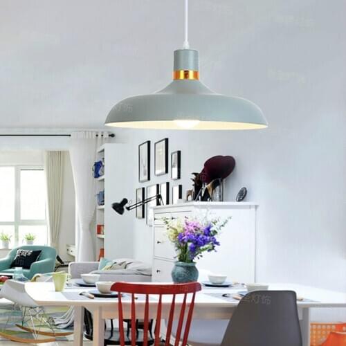Pendant-Light Hanging-Lamp Aluminum-Suspension Modern Hotel Bedroom Cafe Bar-Shop Mall