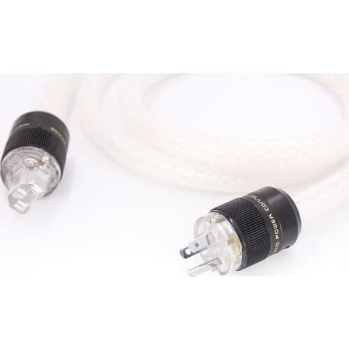 HI End Silver plated US power cable US AC power cable HIFI power cable AMPLIFIER POWER CABLE