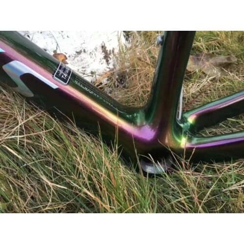 Sl7 blue color Chameleon road bike frame in carbon supper light framework v breaks 49/52/54/56/58cm made in taiwan free shipping