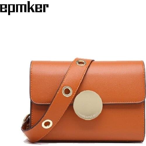 EPMKER Luxury Designer Brand Handbags Purses and Handbag for Women 2021 Metal Lock Satchels Mini Crossbody Bag Shoulder Bags