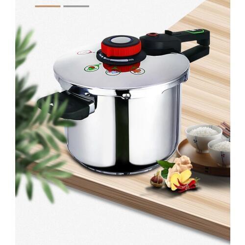 3L/6L/8L Stainless Steel Pressure Cooker Energy-saving Gas Cooker Universal pressure cooker Cooking Stew Pot Autoclave