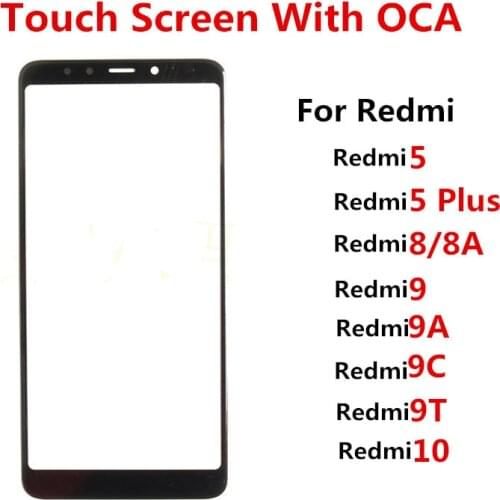 Outer Screen For Xiaomi Redmi 5 Plus 5Plus Front Touch Panel LCD Display Screen Out Glass Cover Lens Phone Repair Replace Parts