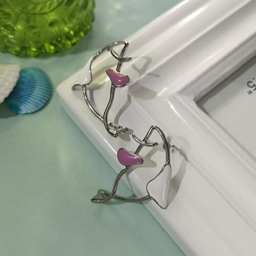 Cute Women Drop Earrings Simple Style 3 Color Enamel Fish Shape Drop Earrings Women Fashion Jewelry Gift Accessories