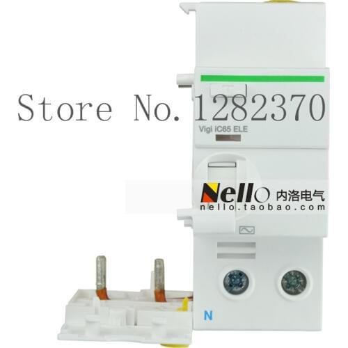 [ZOB] Authentic original breaker leakage protection switch 2P A9V53263 Vigi iC65 ELE 30mA --3pcs/lot