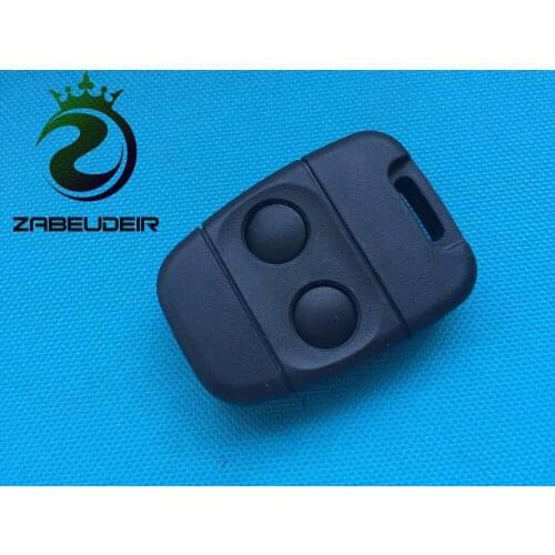 1Pcs Of New Replacement Shell Blank With Rubber Pad For Freelander ZS ZR 200 400 25 45 2 Button Remote Key Fob Case No Logo Part