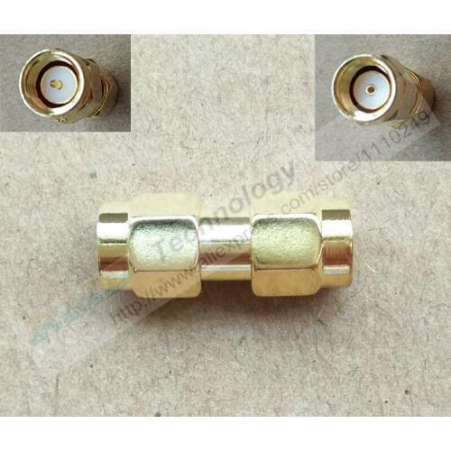1pcs RP-SMA-JJ internal thread internal needle to internal hole SMA RF Connector adapter Free shipping