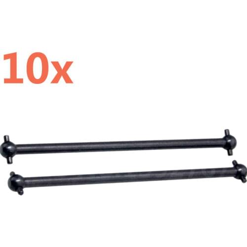 10pcs RC Car HOBAO MT Spare Parts Alum Front/Rear Dogbone 140mm For 1/8 Scale Models Remote Control Car Monster Truck 94015 CNC