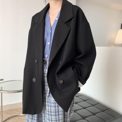 2021 New Arrival Women Spring Coat Turn Down Collar Blazer Feminino Vintage Ladies Coat Casaco Feminino Tops For Women Blazers