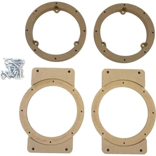 Car Speaker Spacer Wooden Speaker Mounts for Suzuki Jimny JB64 JB74 2018-2020 Car Audio Horn Refit Rings Mat Mount