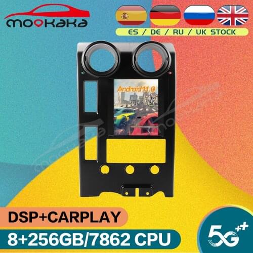 For Hummer H2 2004 - 2009 Tesla Style Android 10.0 Car Multimedia Player 6GB+128GB Audio Radio Stereo GPS Navigation Head Unit