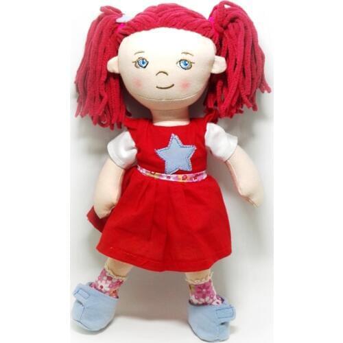 Free shipping High quality baby to sleep soft handmade dolls children comfort soft toys cloth doll baby doll gift girl 30cm