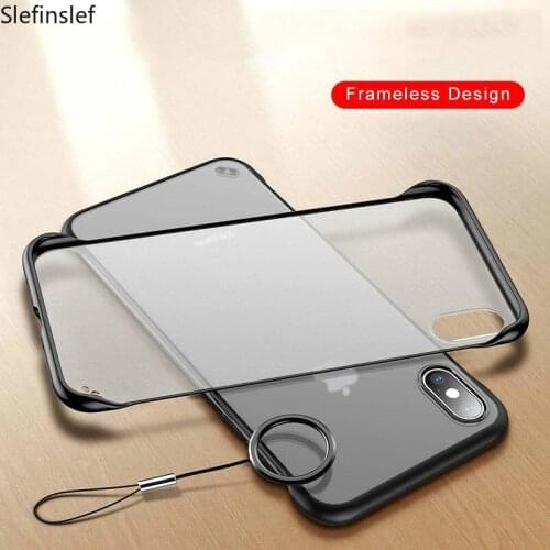 Frameless Case for iPhone SE 2020 11 Pro XS Max XR X Case Transparent Cover for iPhone 7 8 6S 6 Plus 7 iPhone7 8Plus Cases Capa