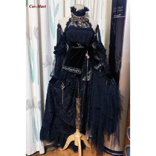 Arknights Shining Cosplay Costume Music Synesthesia Symphony Black Formal Dress Activity Party Role Play Clothing Custom-Make