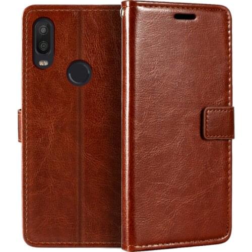 Case For BQ Aquaris X2 Wallet Premium PU Leather Magnetic Flip Case Cover With Card Holder And Kickstand For BQ Aquaris X2 Pro