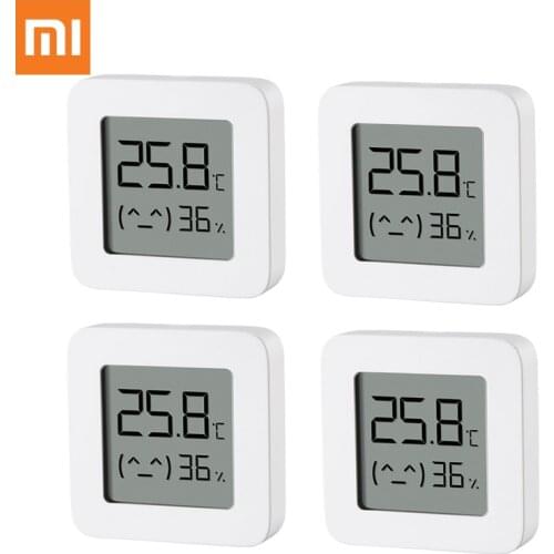 Xiaomi Mijia Temperature Humidity Sensor 2 LCD Screen Digital Bluetooth Thermometer Baby Mode Moisture Meter Work With Mi Home