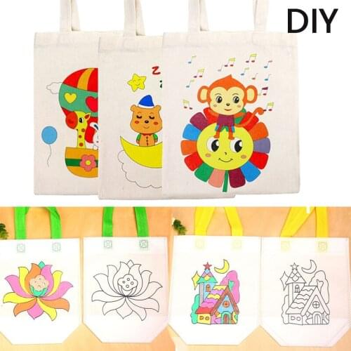 Children Learning Educational Drawing Toys with Safe Non-toxic Water Pen New Kids Boy Girl DIY Drawing Craft Color Bag Gifts