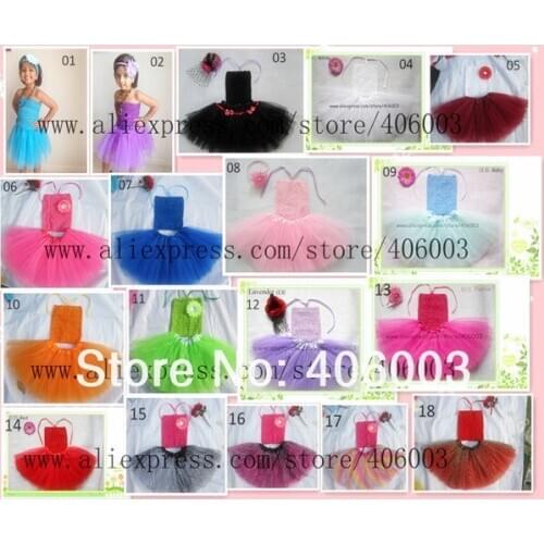 Fashion kids summer colorful clothes for girls ballet clothings set crochet top princess birthday baby clothes set