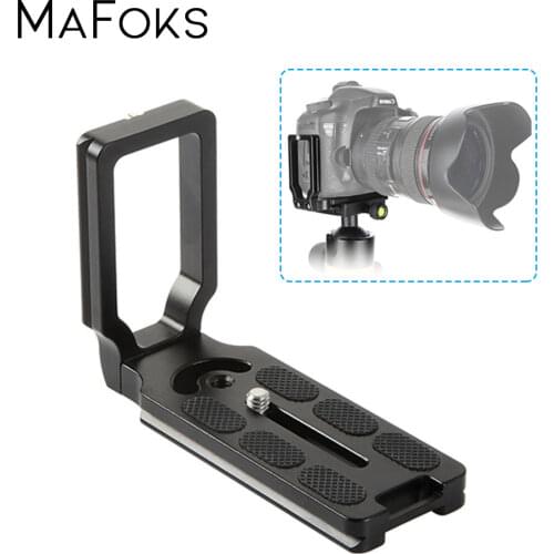 MPU-105 L Shaped Universal Camera Tripod Quick Release Plate For All DSLR Canon 5D Mark II III 7D 60D 600D 1100D Nikon 550D 450D
