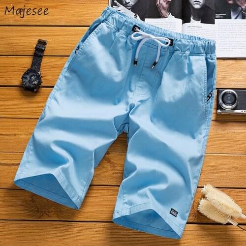 Men Board Shorts Drawstring Fashion Chic Simple Patchwork Cozy Running Beach Loose Leisure All-match Male Plus Size M-5XL Thin