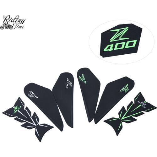 Motorcycle Tank Pad Decal Side Pad Knee Grip Anti Slip For Kawasaki Z400 2017 2018 2019