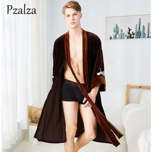 Мужские халаты Pzalza China At AliExpress