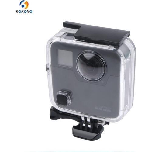 Underwater 45M Waterproof Case Housing Diving protective shell cover For GoPro Fusion 360 water sports Action Camera Accessories