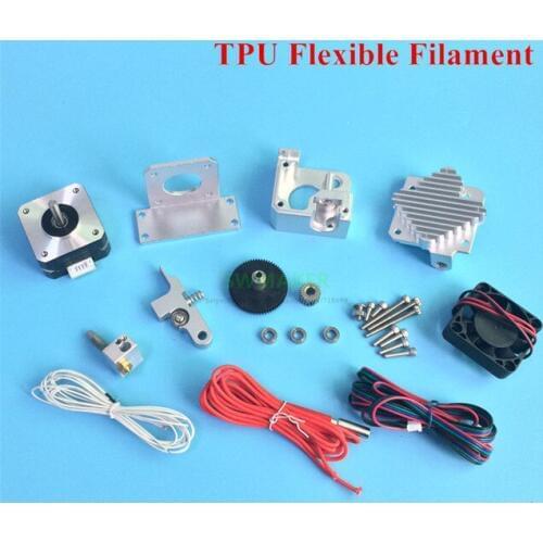 All Metal Titan Aero Extruder with V6 heatsink Full Kit for 1.75mm TPU Flexible Filament Prusa I3 MK2 3D printer