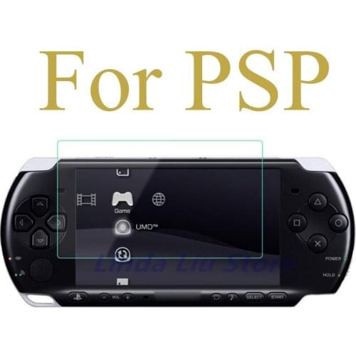 5sets Clear LCD Screen Protector W/ Clean Cloth For PSP 1000 2000 3000 Protective Film Guard with package