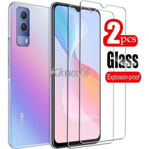 2PCS FOR Vivo Y53s 5G High HD Tempered Glass Protective On V2111A Phone Screen Protector Film