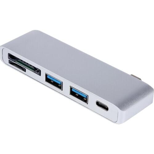 5 in1 USB3.0 Type-C Adapter Charging Data Sync Reader For Apple MacBook Pro Brand New High Quality UM