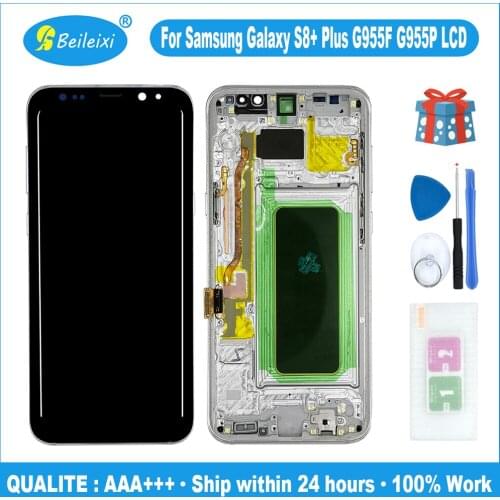 6.2'' For Samsung Galaxy S8+ S8 Plus G955F G955P G955A G955U G955V SM-G955FD LCD Display Touch Screen Digitizer Assembly Panel