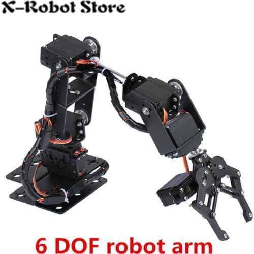 DIY 6DOF 6 DOF Robot arm Manipulator Metal Alloy Mechanical Arm Clamp Claw Kit MG996R DS3115 for Arduino Robotic Education