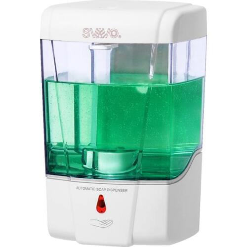 SVAVO Automatic Soap Dispenser Wall mounted kitchen Sink Soap Dispenser Liquid Soap Shampoo Dispenser for Bathroom Office