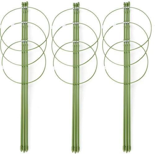 Hot Sale Climbing Plants Support, Garden Trellis Flowers Tomato Cages Stand Set Of 3 Pack