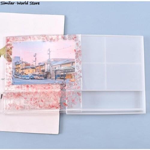 Square Photo Frame Silicone Mould DIY Crafts Decorative Crystal Epoxy Resin Mold