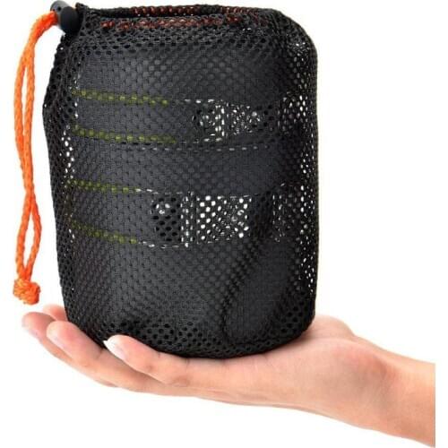 Outdoor Hiking Camping Cookware Set 1-2 Person Travel Cookwear Set With Handgrip Tableware Picnic Tableware Pots Cooking Set